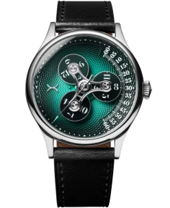 Xeric Triptych II Automatic Wandering Hour Emerald