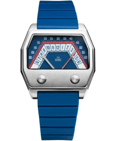 Xeric Volta Double Retrograde Silver Blue