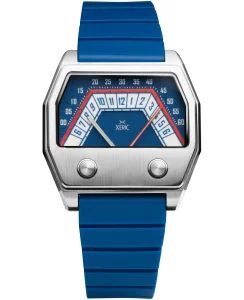 Xeric Volta Double Retrograde Silver Blue