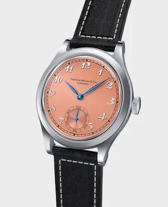 Time This 1950S VINTAGE STYLE Sub-second (SALMON)