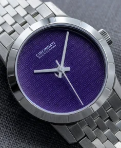Cincinnati Watch Company Hannaford Purple