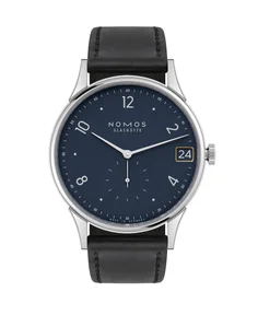 Nomos Glashütte Minimatik 39 date blue Reference 1252