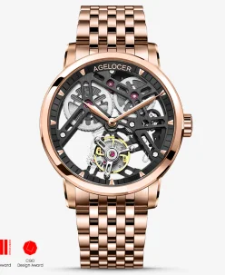 Agelocer Original Free-sprung Balance Flying Tourbillon Manual Winding