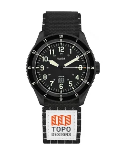 Vaer DS4 Topo Designs x W&W Solar Hiker - Black