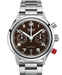 Hanhart 417 ES Mocha Flyback Date