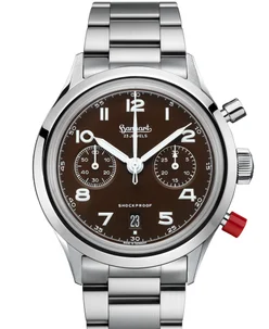 Hanhart 417 ES Mocha Flyback Date