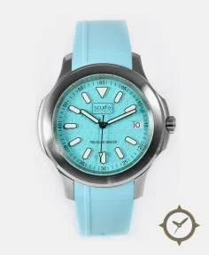 Top Side Crew Stainless Steel Turquoise Dial