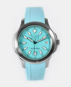 Scurfa Top Side Crew Stainless Steel Turquoise Dial