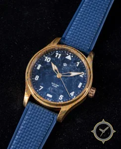 Wicked Watch Co. Anniversary Flieger — Mokume Gane & Pietersite No-date