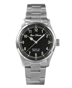 San Martin SN034-A-SY Steel Bracelet With Logo