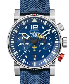 Hanhart PRIMUS FLY NAVY STEEL MFG3
