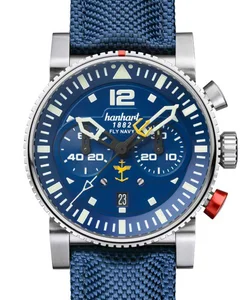 Hanhart PRIMUS FLY NAVY STEEL MFG3
