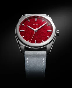 Awake Watches Son Mài – Silver Leaf “Lava”