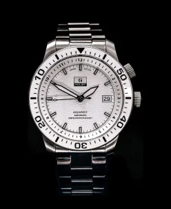 Golby The All White Golby Aquareef, Monochrome Series, 1 of 25 Ltd Edition, Dual Timer Watch