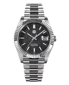 San Martin SN0059-G-V2 San Martin Logo Black MOP Dial SW200
