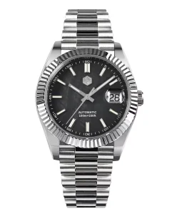 San Martin SN0059-G-V2 San Martin Logo Black MOP Dial SW200