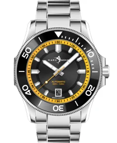 Marc & Sons Classic Diver Yellow Black
