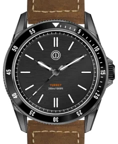 MMI Watches Turret 300M - Model: TR4-WL (PITCH BLACK) (NO DATE) (NH35)