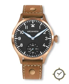 Pilot 42 Handaufzug Bronze . S . LHB