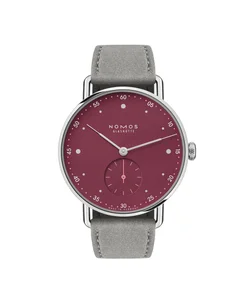 Nomos Glashütte Metro 33 muted red Reference 1123