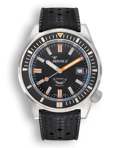 Squale Matic Satin Black Rubber