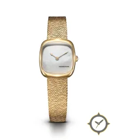 Mini White MOP In Gold