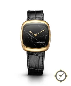 ALD Black Marble In Gold