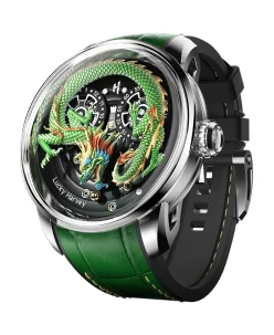 Lucky Harvey Craftsmanship Series Green Dragon Automaton Watch