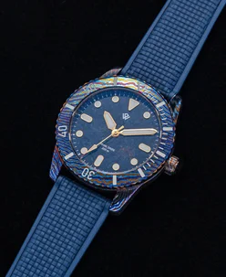 Wicked Watch Co. Pearl Diver V2 Timascus Pietersite