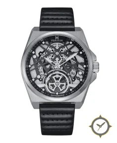 Heritor Automatic Romero Leather-Band Watch