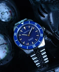 Aquatico Pacific Diver Automatic Blue Dial No Date