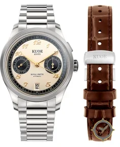 Kuoe ROYAL SMITH 90-010 Automatic Panda x Vertical Brushed Dial