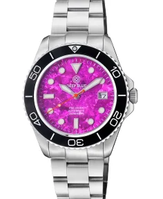 Bernhardt Watch Pro Diver 200 — Red Purple Titanium