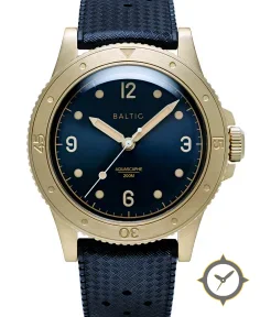 Baltic Aquascaphe Bronze Blue Gilt