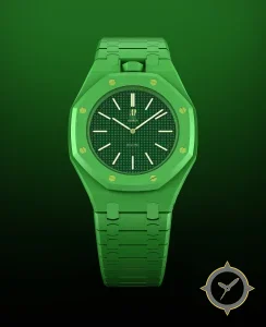 Grandeur USA AP × Swatch Royal Pop Wrist Adapter for GREEN EIGHT