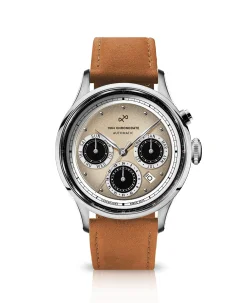 AV86 1564 Chronodate Automatic Steel Off White