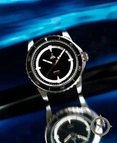 Delhi Watch Company DWC HAVELOCK (9039) Black Rubber Strap