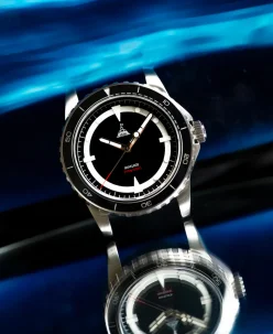 Delhi Watch Company DWC HAVELOCK (9039) Black Rubber Strap