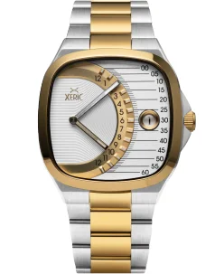 Xeric Timeline Retrograde Automatic Two-tone Gold Silver