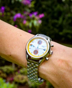 Haven Watch Co. Chilton Flux Chronograph - White Party