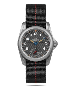 Boderry VOYAGER S72 72-Hour Power Reserve Titanium Automatic Field Watch, 100M Water Resistant Grey