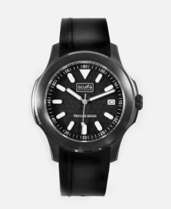 Scurfa Top Side Crew Gunmetal Black Dial
