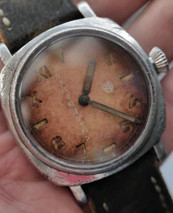 Katabami Watch Japan The Shikaku CHAIRO "Heavily Aged"