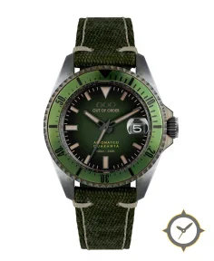 Out Of Order GREEN AUTOMATICO QUARANTA CANVAS