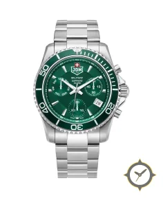 Sierra Chrono Chronograph - date, day by hand, small second