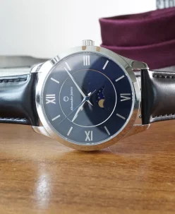 Alexander James Watches Q9 Moon 38 Blue Sunburst