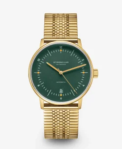 Sternglas Naos Automatik dark green gold