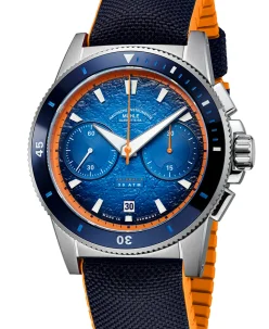 Mühle Glashütte Sportivo Active Chronograph with canvas-rubber strap