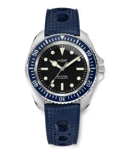 HGP Dive Watches Diver 200M Mecaquartz Diving Watch Blue