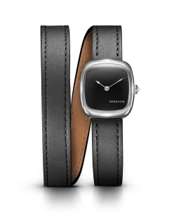 Dennison Mini Black Onyx In Steel Black Double